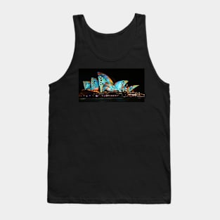 Vivid Opera Feathers Tank Top